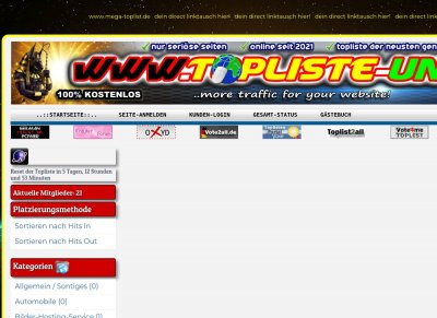 WWW.TOPLISTE-UNIVERSE.DE